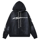 Hellstar Logo Pattern Printed Hoodie