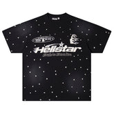 Hellstar Path to Paradise Black Logo Collage T-Shirt