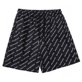 Balenciaga Logo Printed Knit Shorts