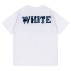 Off White Logo Pattern Printed T-Shirt