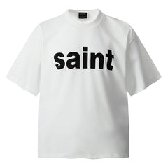 Saint Michael Logo Pattern Printed T-Shirt