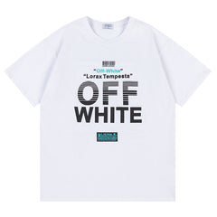 Off White Logo Pattern Printed T-Shirt