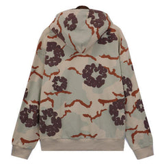 Denim Tears Cotton Wreath Camouflage Zipper Hoodie