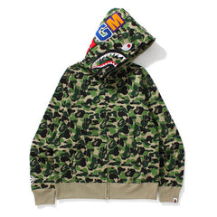 BAPE Shark Camouflage Pattern Printed Hoodies