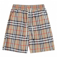 Burberry Check-print tech board shorts