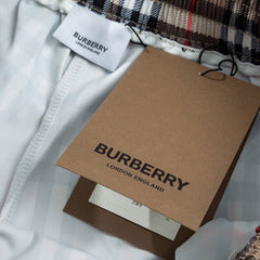 Burberry Check-print tech board shorts