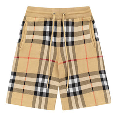 Burberry Check Cotton Shorts