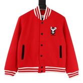 Burberry Rabbit Appliqué Technical Wool Bomber Jacket Oversize