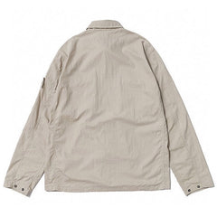 STONE ISLAND Ghost Resin Cotton Zip Overshirt