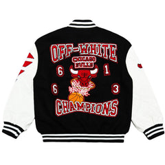 OFF WHITE x NBA team series baseball jacket