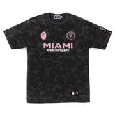 Bape x Miami T-Shirts #717 Black