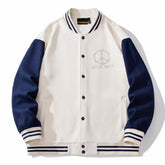 Drew House Baseball Jacket-White