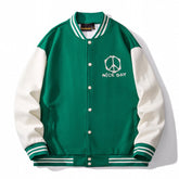 Drew House Baseball Jacket-Green