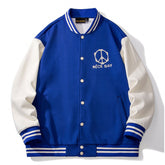 Drew House Baseball Jacket-Blue