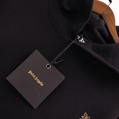 Palm Angels Logo Printed Cotton Hoodie