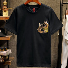 Embroidery Fish T-Shirt