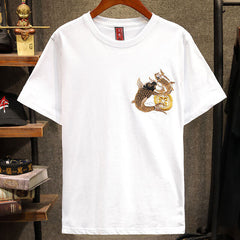 Embroidery Fish T-Shirt