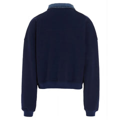 RHUDE letter-patch cotton sweatshirt