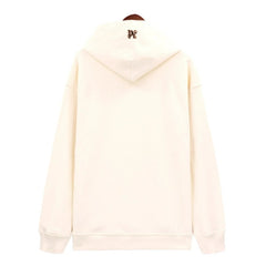 Palm Angels Logo Printed Cotton Hoodie