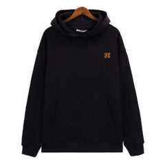 Palm Angels Logo Printed Cotton Hoodie