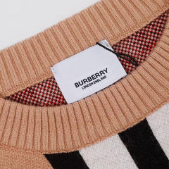 Burberry Check Technical Cotton Sweater