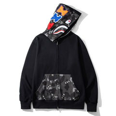 BAPE Camo Shark Hoodie