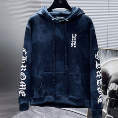 Chrome Hearts Navy Tie Dye Hoodie