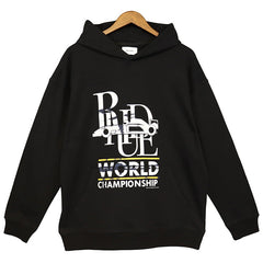 RHUDE Black World Champion Hoodie
