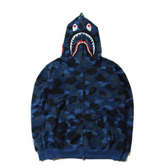 BAPE Shark Camouflage Pattern Printed Hoodies