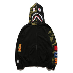 BAPE Shark Pattern Printed Hoodies