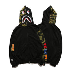 BAPE Shark Pattern Printed Hoodies
