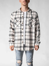 BT Ecru Casual Flannel Shirt