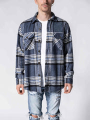 BT Dark Blue Flannel Shirt