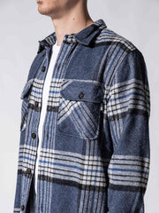 BT Dark Blue Flannel Shirt