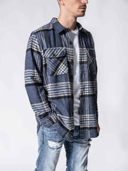BT Dark Blue Flannel Shirt