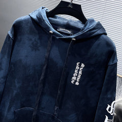 Chrome Hearts Navy Tie Dye Hoodie