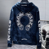 Chrome Hearts Navy Tie Dye Hoodie