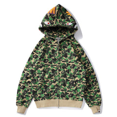 BAPE Shark Camouflage Pattern Printed Hoodies