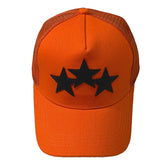 AMIRI 3 Star Logo Trucker Caps