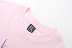 Sp5der Atlanta Print T-Shirt Pink