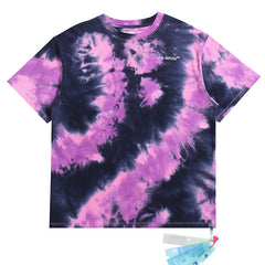OFF WHITE Tie-dye Solid Arrows crewneck pullover T-shirts
