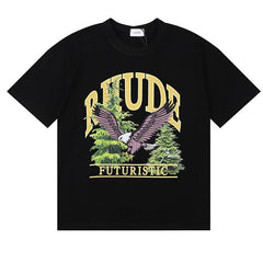 Rhude Eagle lettering print T-Shirts