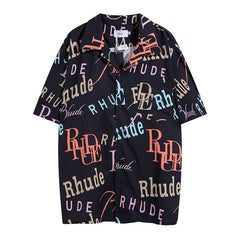 Rhude Letter Logo Shirt