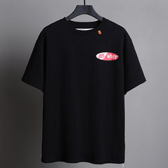 OFF WHITE Color Block Arrow Pattern T-Shirt