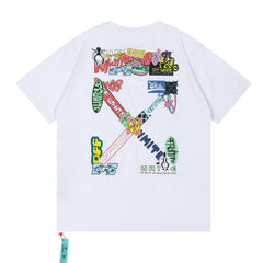 Off White Arrow Logo Printed T-Shirt