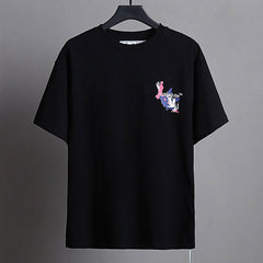 OFF WHITE Cartoon Colorful Arrow Pattern T-Shirts