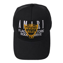 AMIRI Logo Trucker Caps