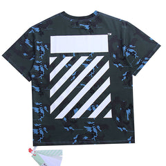 OFF WHITE Tie-dye Panda Arrows crewneck pullover T-shirts