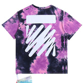 OFF WHITE Tie-dye Solid Arrows crewneck pullover T-shirts