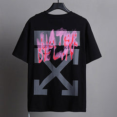 OFF WHITE Graffiti Arrow Pattern T-Shirt